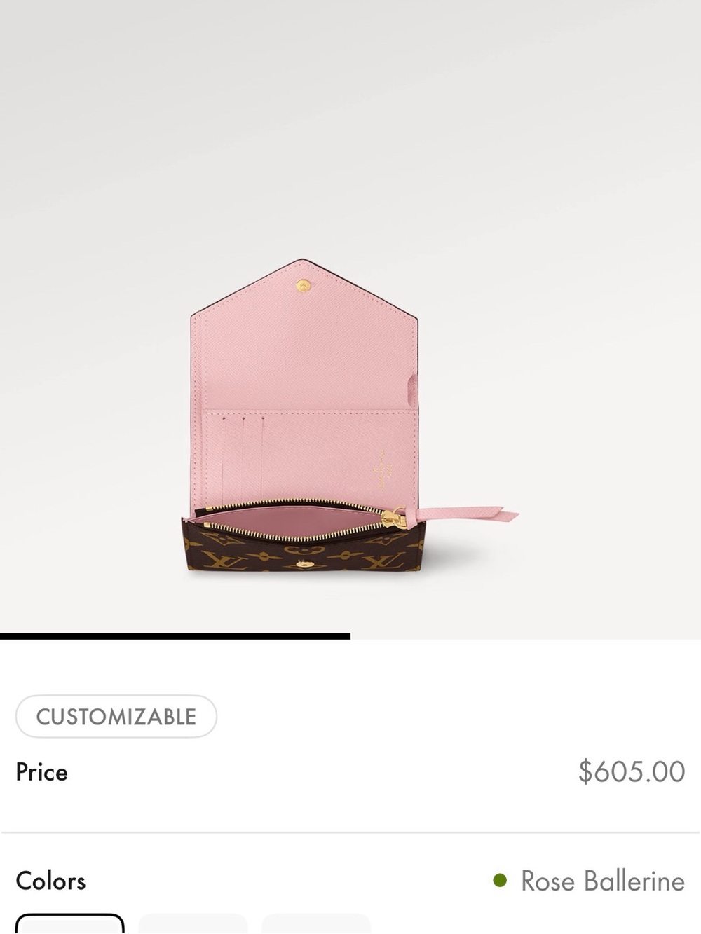 Louis Vuitton Monogram Victorine Wallet - Picture 8 of 10